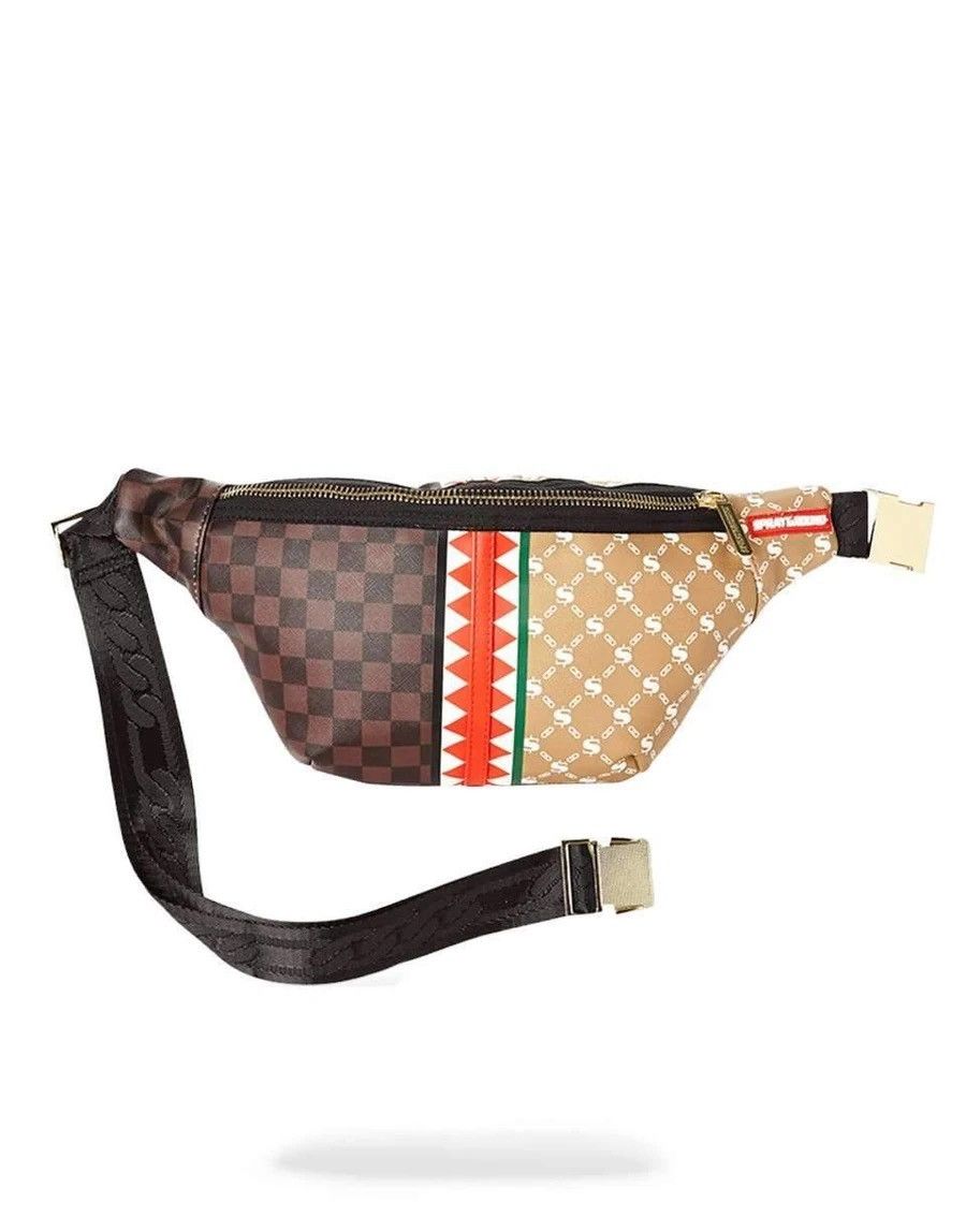 image of Sprayground Paris Vs Florence Crossbody in Brown, Men's