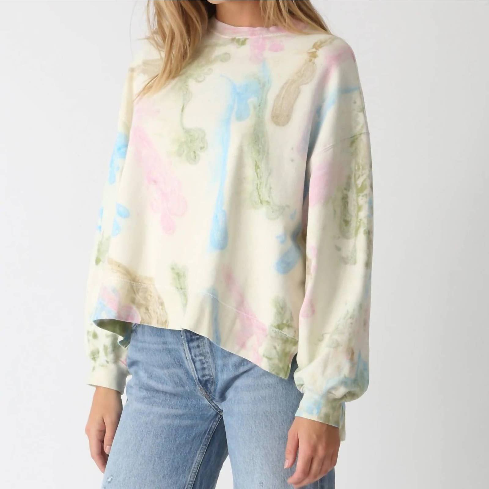 Electric & Rose Neil Sweatshirt In Marble (Wildflower / Palo Santo