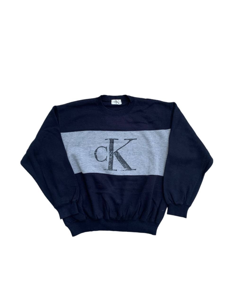 Calvin Klein Vintage Calvin Klein Logo Sweatshirt Size S / US 4 / IT 40 - 1 Thumbnail