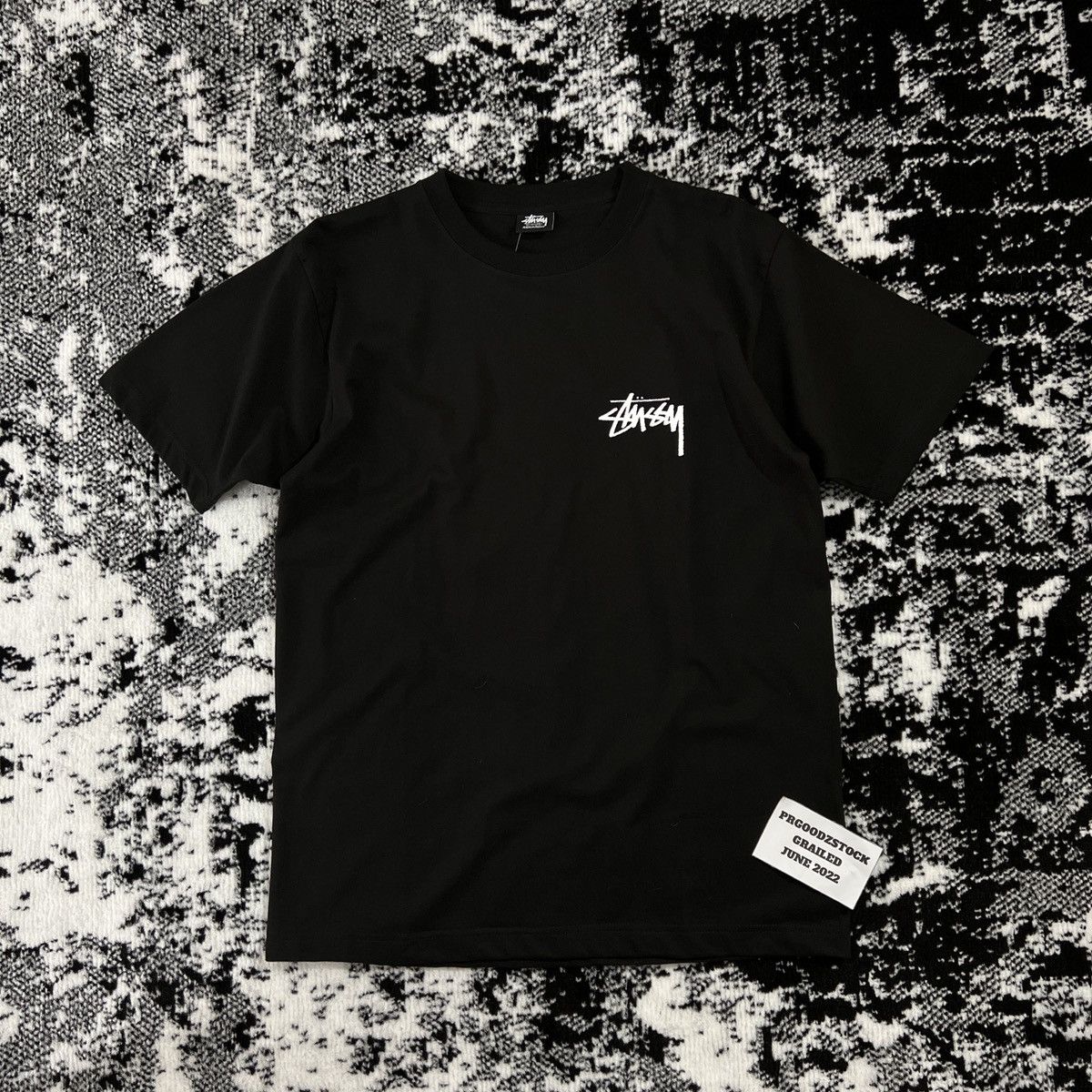 Stussy STUSSY PEACE SIGN TEE IN BLACK SIZE MEDIUM Size US M / EU 48-50 / 2 - 2 Thumbnail