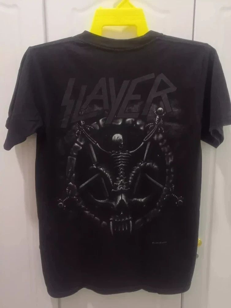 Band Tees Vintage Slayer Promo T shirt Black Thrash Metal Size US M / EU 48-50 / 2 - 2 Thumbnail