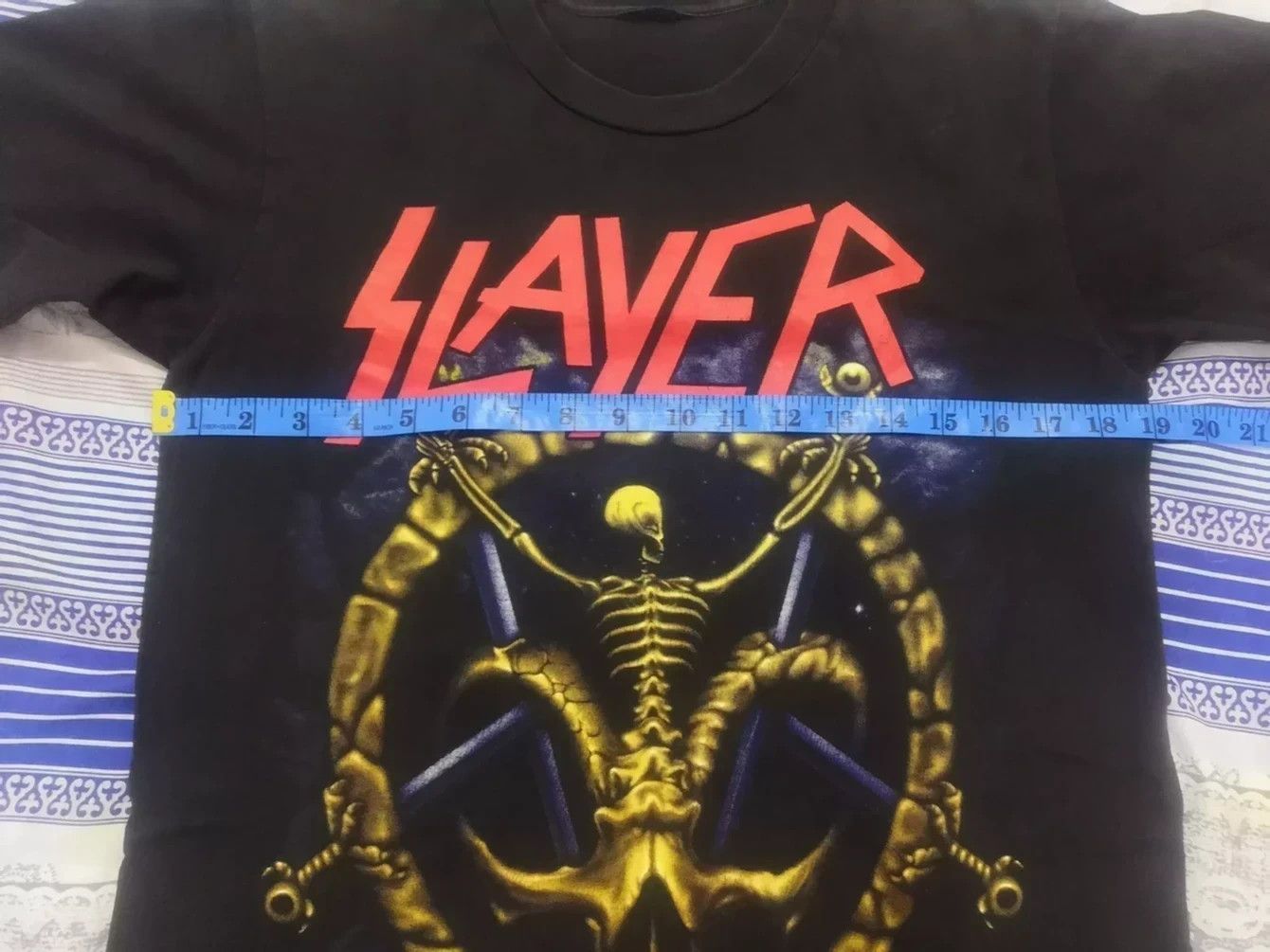 Band Tees Vintage Slayer Promo T shirt Black Thrash Metal Size US M / EU 48-50 / 2 - 6 Thumbnail