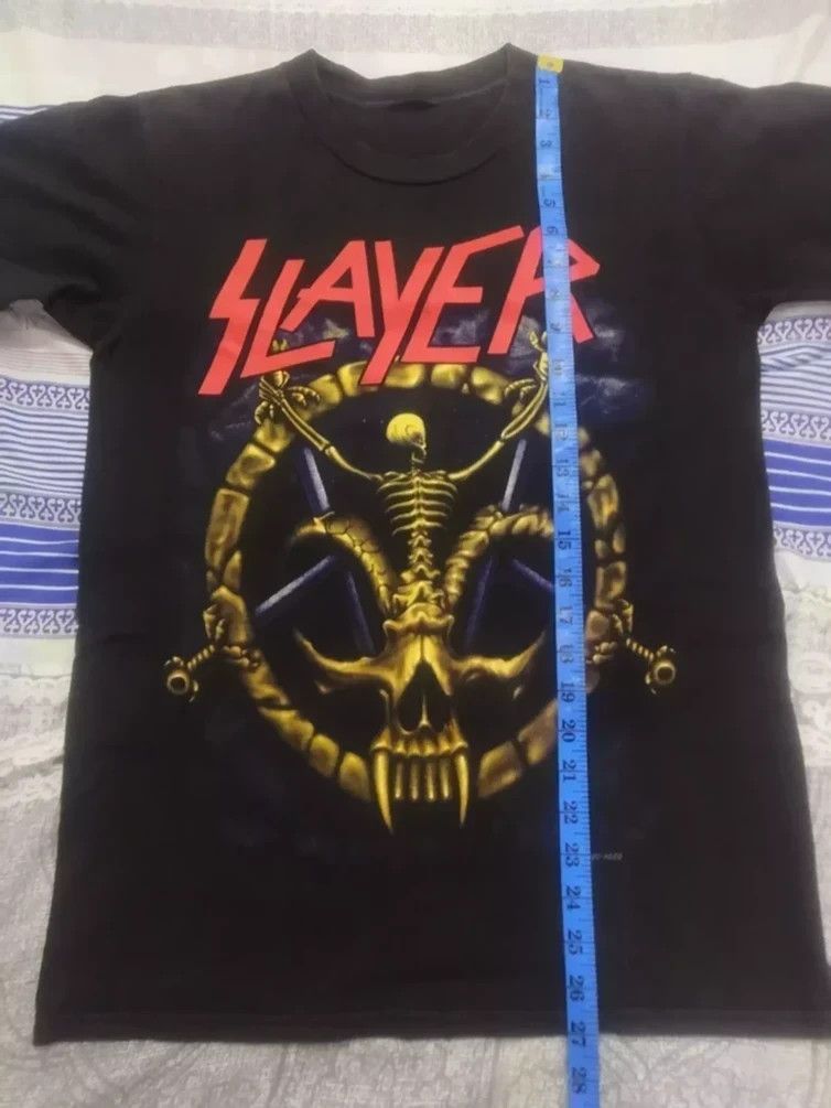 Band Tees Vintage Slayer Promo T shirt Black Thrash Metal Size US M / EU 48-50 / 2 - 5 Thumbnail