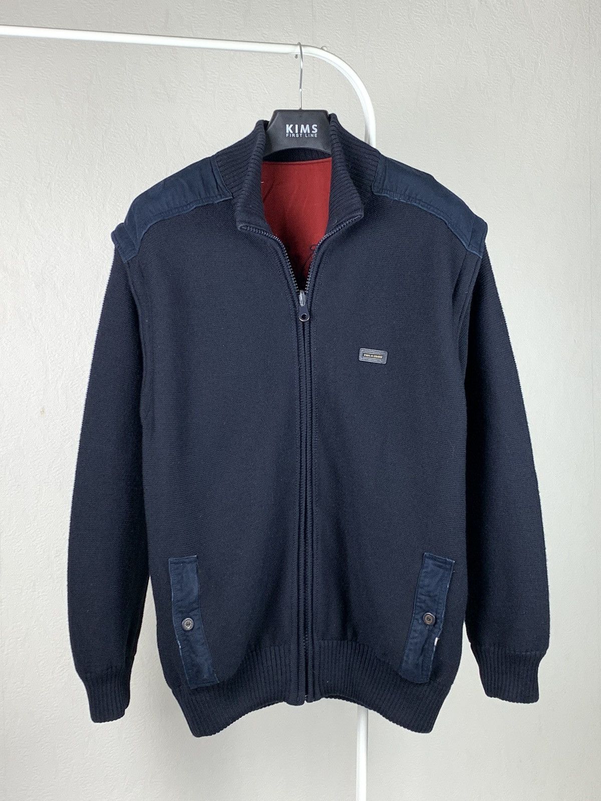 Paul & Shark Paul & Shark Reversible Transformer Jacket In Vest Wool XL Size US XL / EU 56 / 4 - 4 Thumbnail