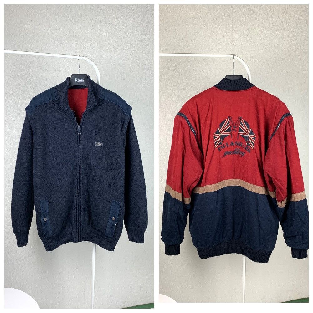 Paul & Shark Paul & Shark Reversible Transformer Jacket In Vest Wool XL Size US XL / EU 56 / 4 - 1 Thumbnail