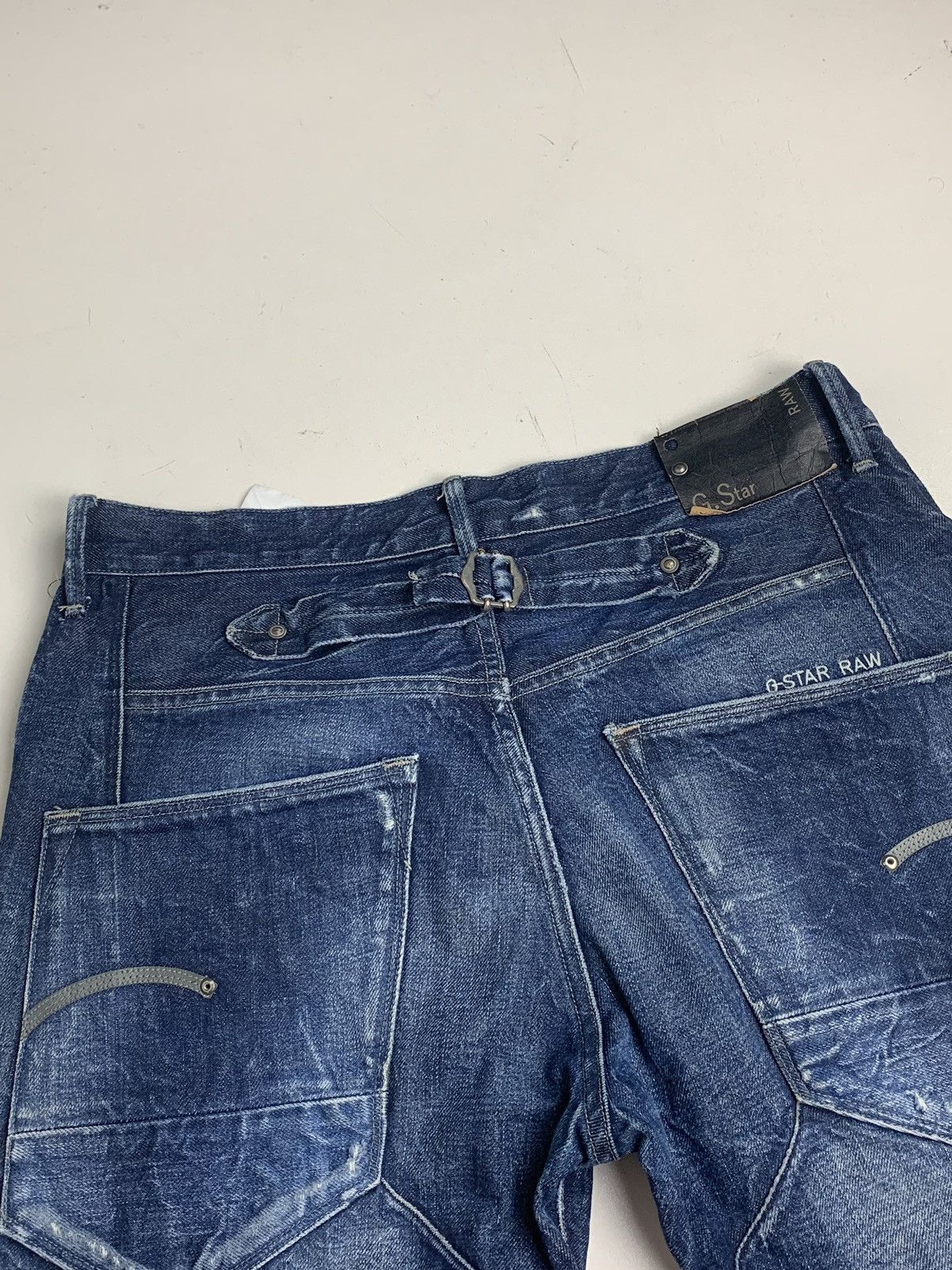 G-Star G-Star Raw Distressed Denim Jeans Luxury Style Jeans 33/32 Size US 33 - 15 Thumbnail