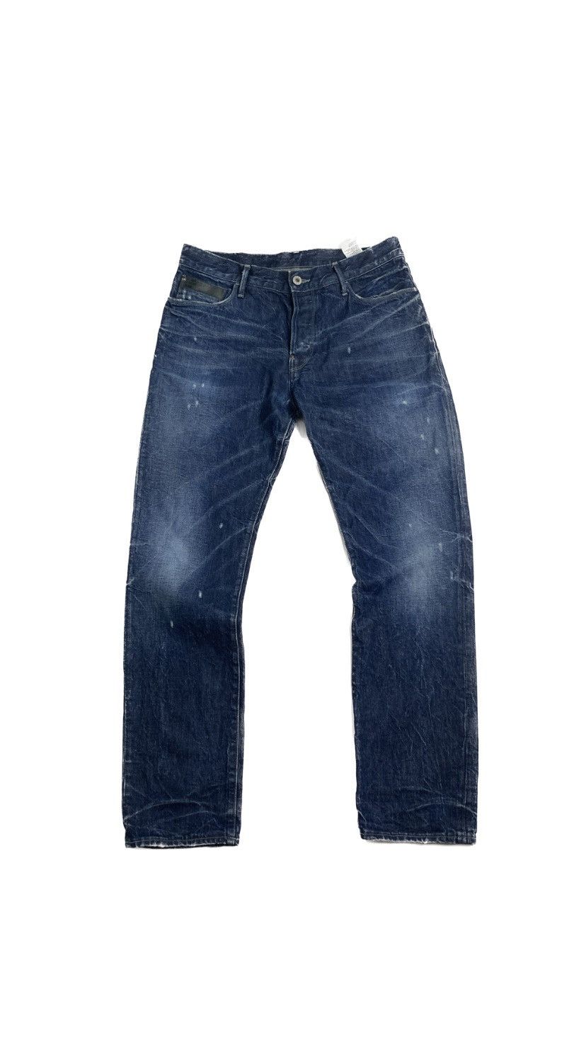 G-Star G-Star Raw Distressed Denim Jeans Luxury Style Jeans 33/32 Size US 33 - 4 Thumbnail