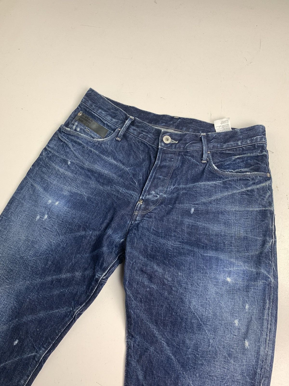 G-Star G-Star Raw Distressed Denim Jeans Luxury Style Jeans 33/32 Size US 33 - 7 Thumbnail