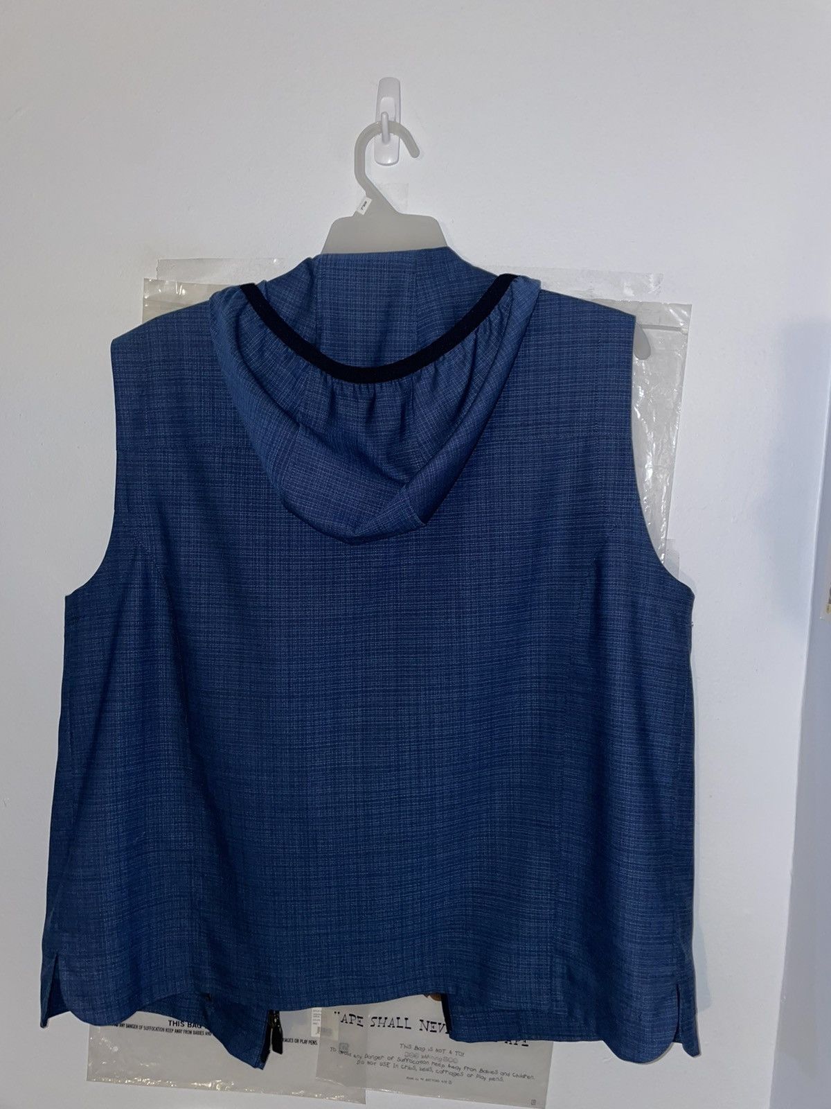 Canali Hooded vest double zip stretch shell Size US L / EU 52-54 / 3 - 2 Thumbnail