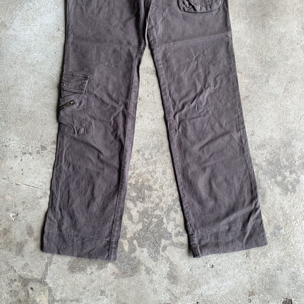 iO Japanese Vintage Blank Nice Design Faded Cargo Pants Size US 29 - 3 Thumbnail
