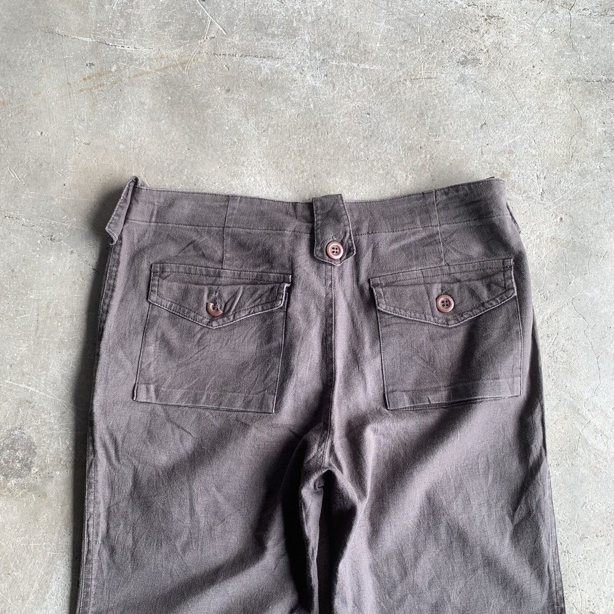 iO Japanese Vintage Blank Nice Design Faded Cargo Pants Size US 29 - 9 Thumbnail