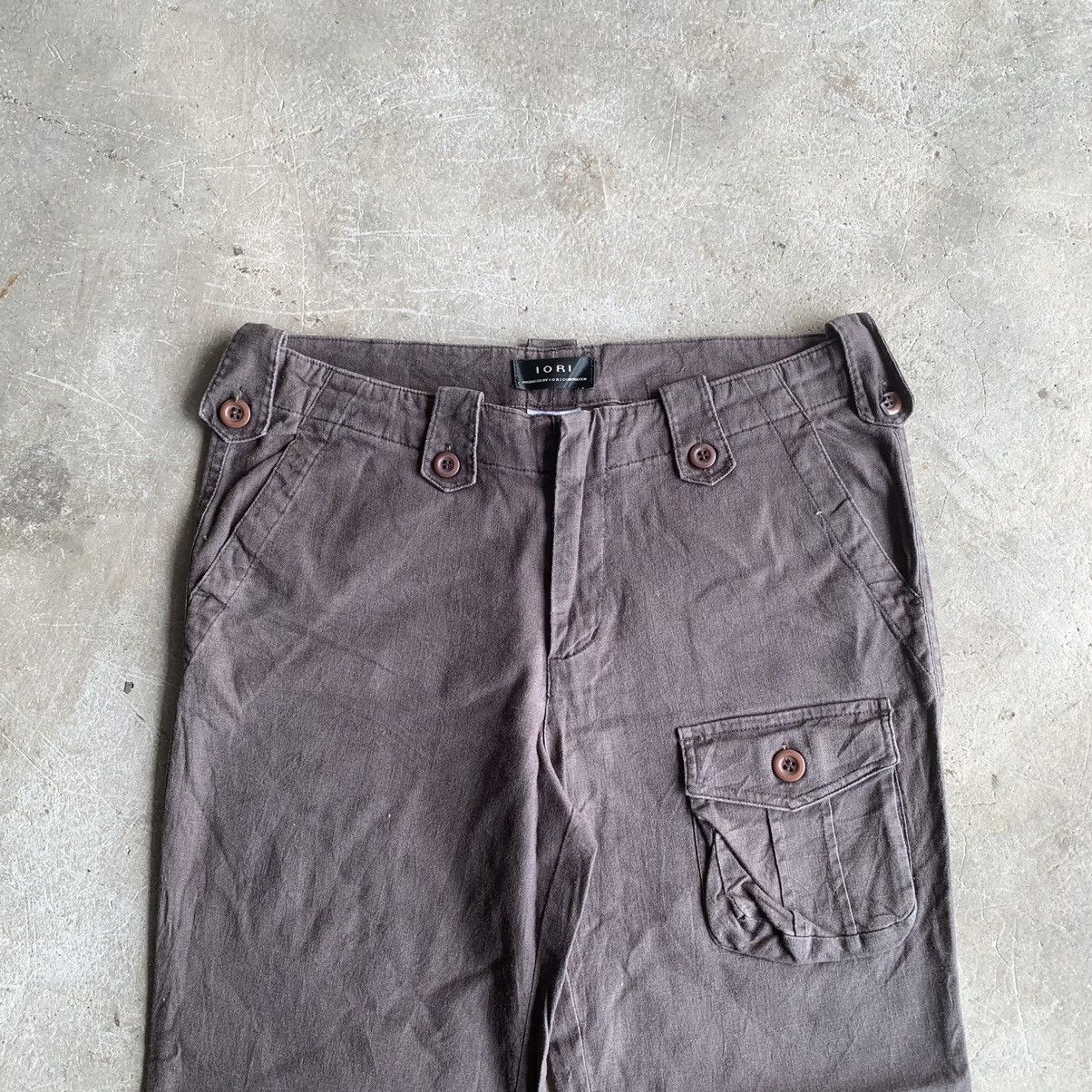 iO Japanese Vintage Blank Nice Design Faded Cargo Pants Size US 29 - 2 Thumbnail
