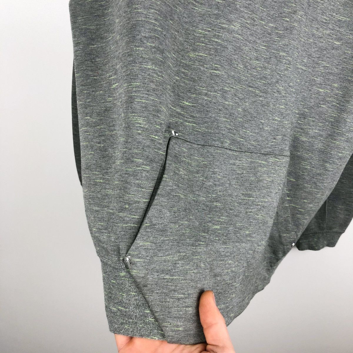Nike × Vintage Nike Tech Fleece gray sweatshirt mens L Size US L / EU 52-54 / 3 - 3 Thumbnail