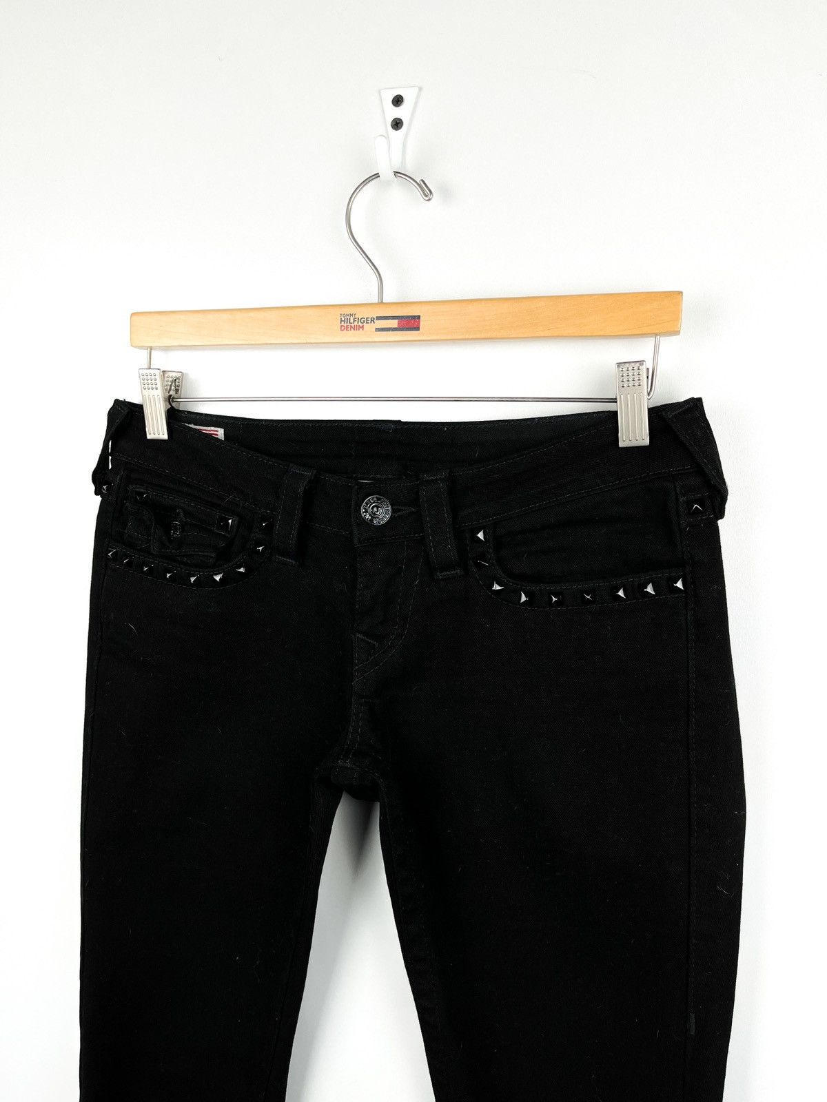 True Religion True Religion Y2K skinny jeans made in USA womens sz 28 long Size 28" / US 6 / IT 42 - 3 Thumbnail