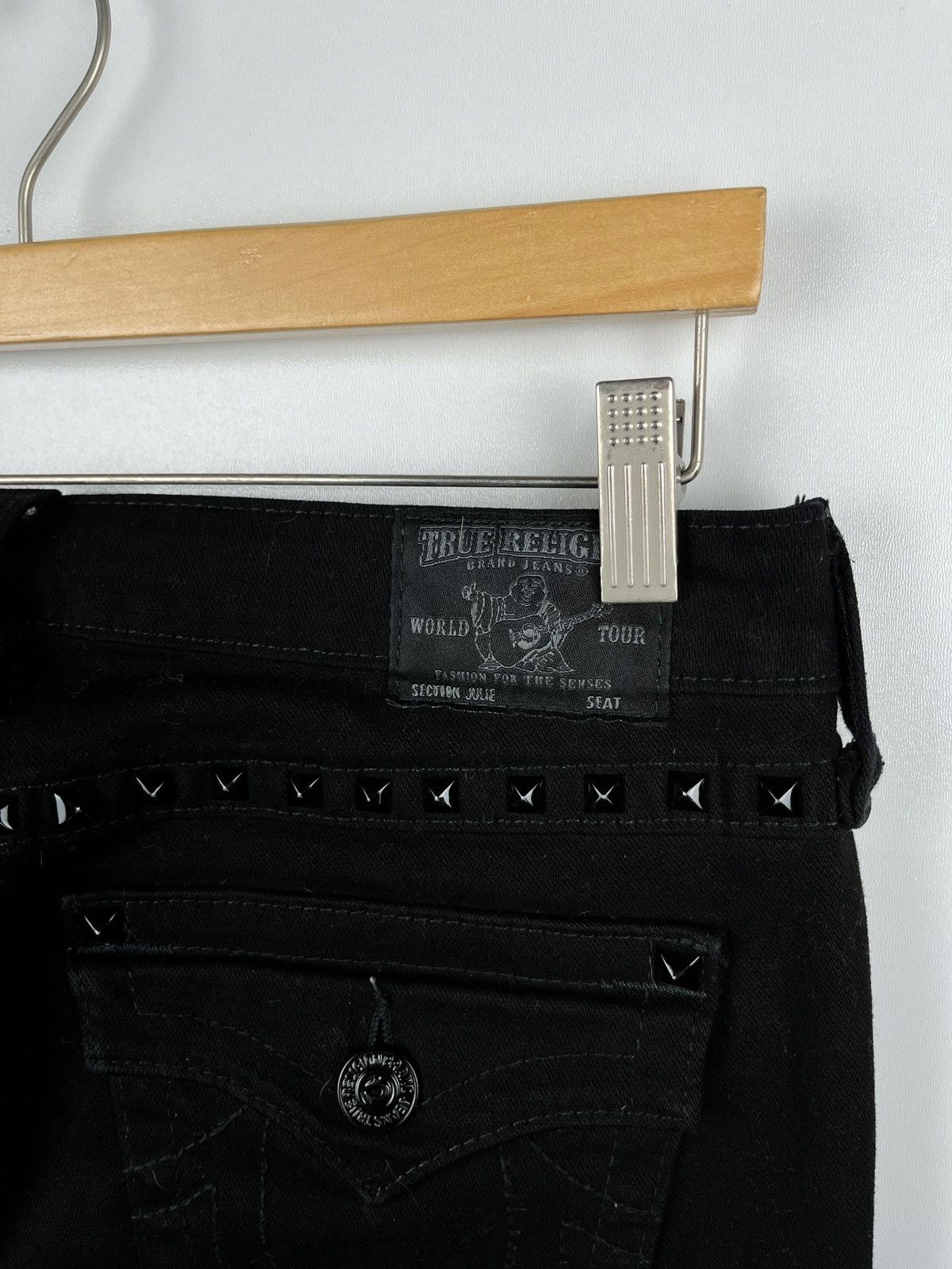True Religion True Religion Y2K skinny jeans made in USA womens sz 28 long Size 28" / US 6 / IT 42 - 6 Thumbnail