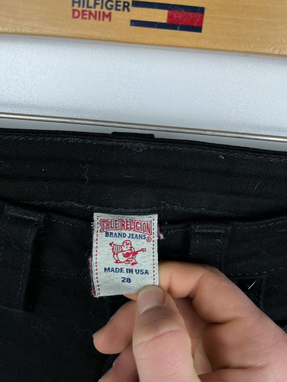 True Religion True Religion Y2K skinny jeans made in USA womens sz 28 long Size 28" / US 6 / IT 42 - 7 Thumbnail