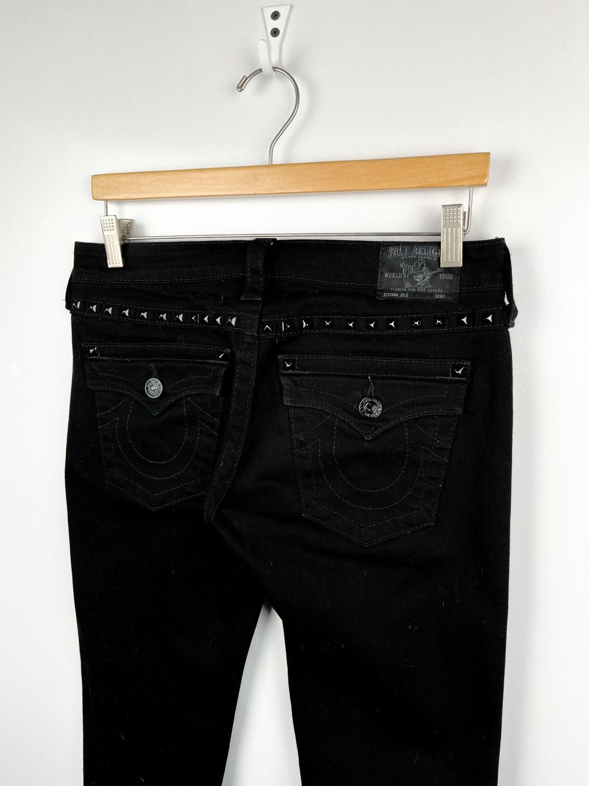 True Religion True Religion Y2K skinny jeans made in USA womens sz 28 long Size 28" / US 6 / IT 42 - 4 Thumbnail