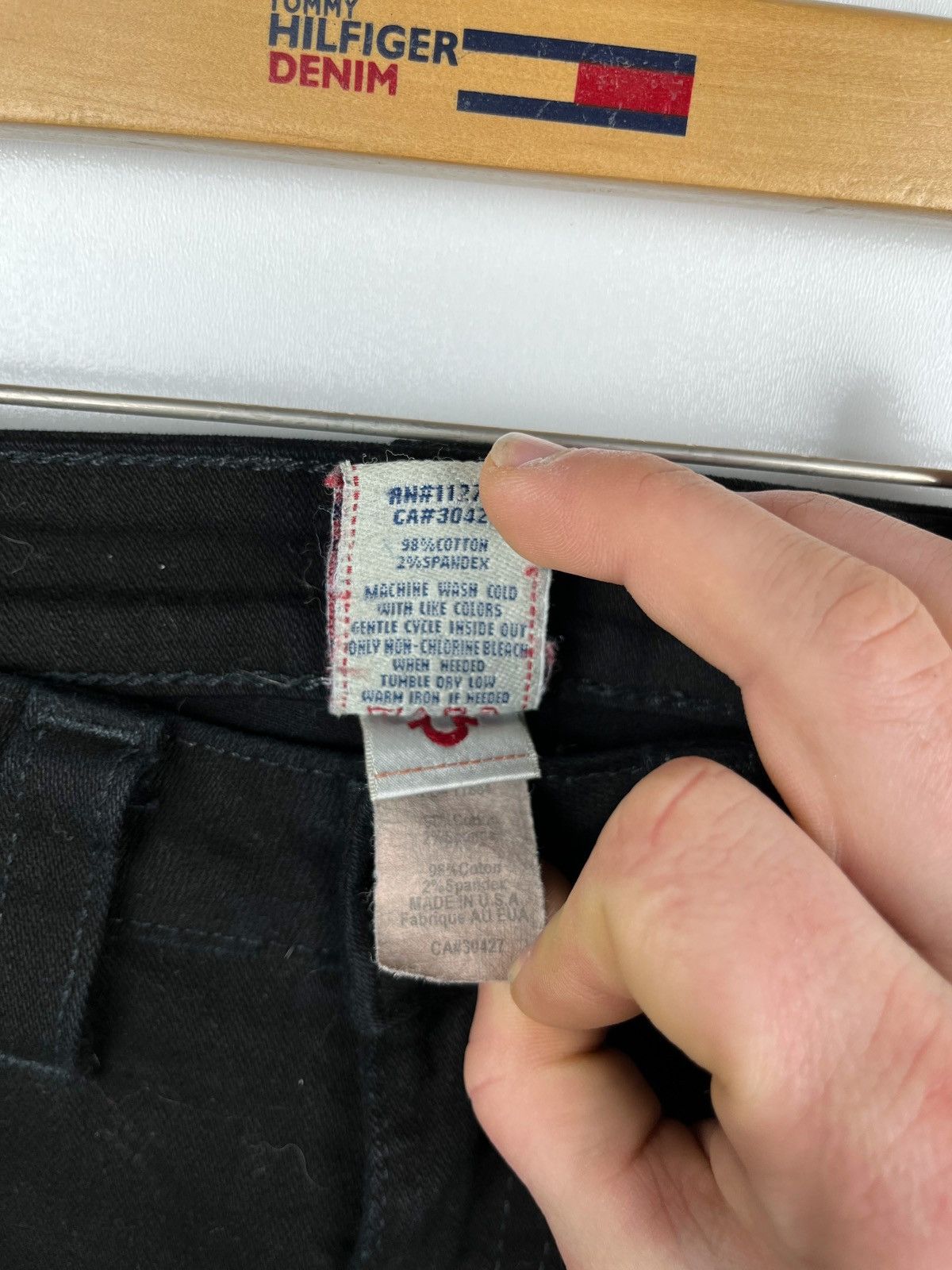 True Religion True Religion Y2K skinny jeans made in USA womens sz 28 long Size 28" / US 6 / IT 42 - 8 Thumbnail