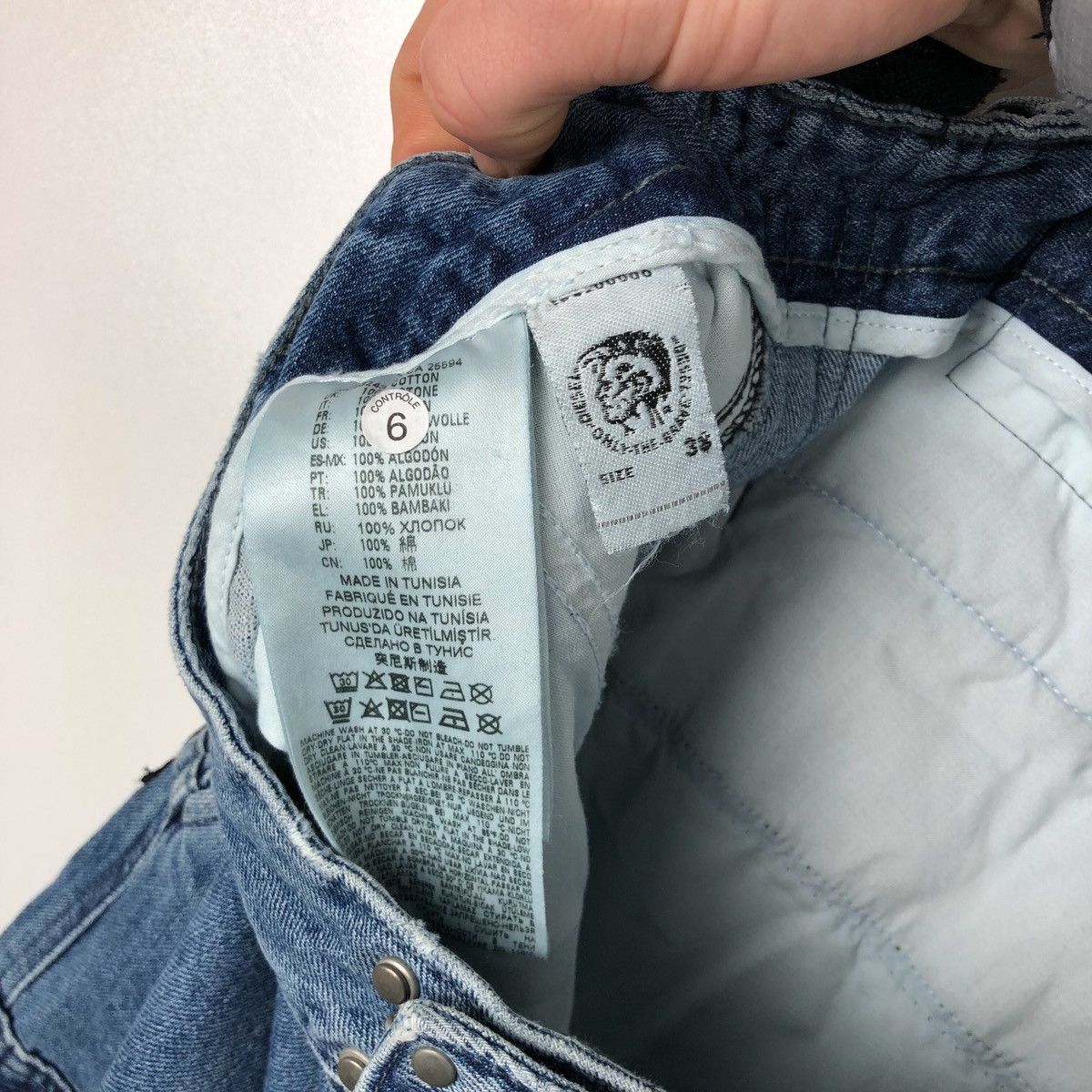Diesel × Japanese Brand DIESEL CARGO D-LUKS RELAXED FIT JEANS w38 l30 Size US 38 / EU 54 - 8 Thumbnail