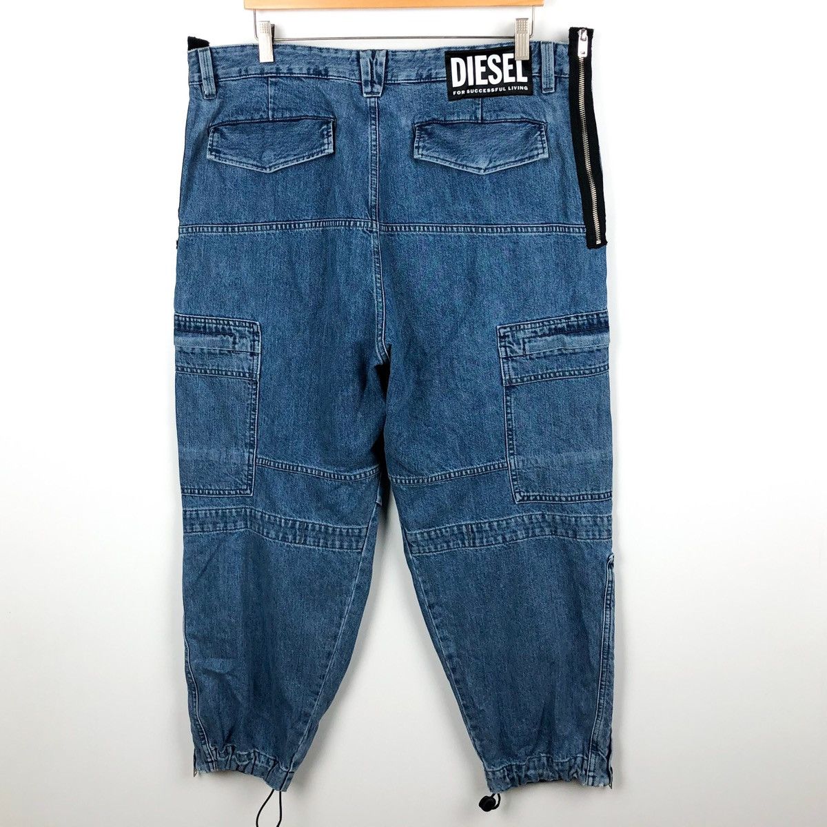 Diesel × Japanese Brand DIESEL CARGO D-LUKS RELAXED FIT JEANS w38 l30 Size US 38 / EU 54 - 3 Thumbnail
