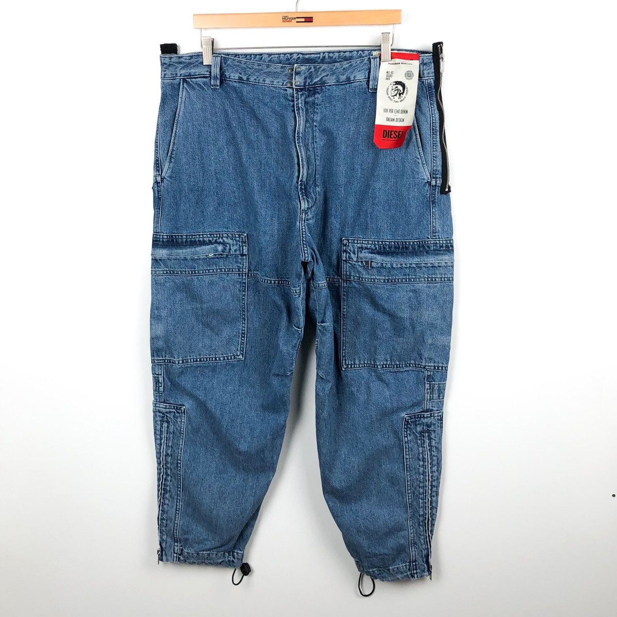 Diesel × Japanese Brand DIESEL CARGO D-LUKS RELAXED FIT JEANS w38 l30 Size US 38 / EU 54 - 2 Thumbnail