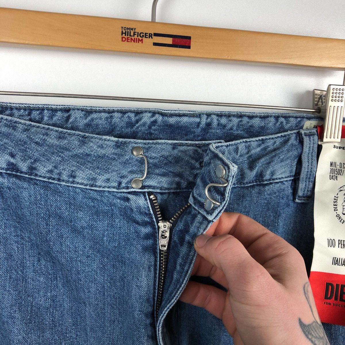 Diesel × Japanese Brand DIESEL CARGO D-LUKS RELAXED FIT JEANS w38 l30 Size US 38 / EU 54 - 4 Thumbnail