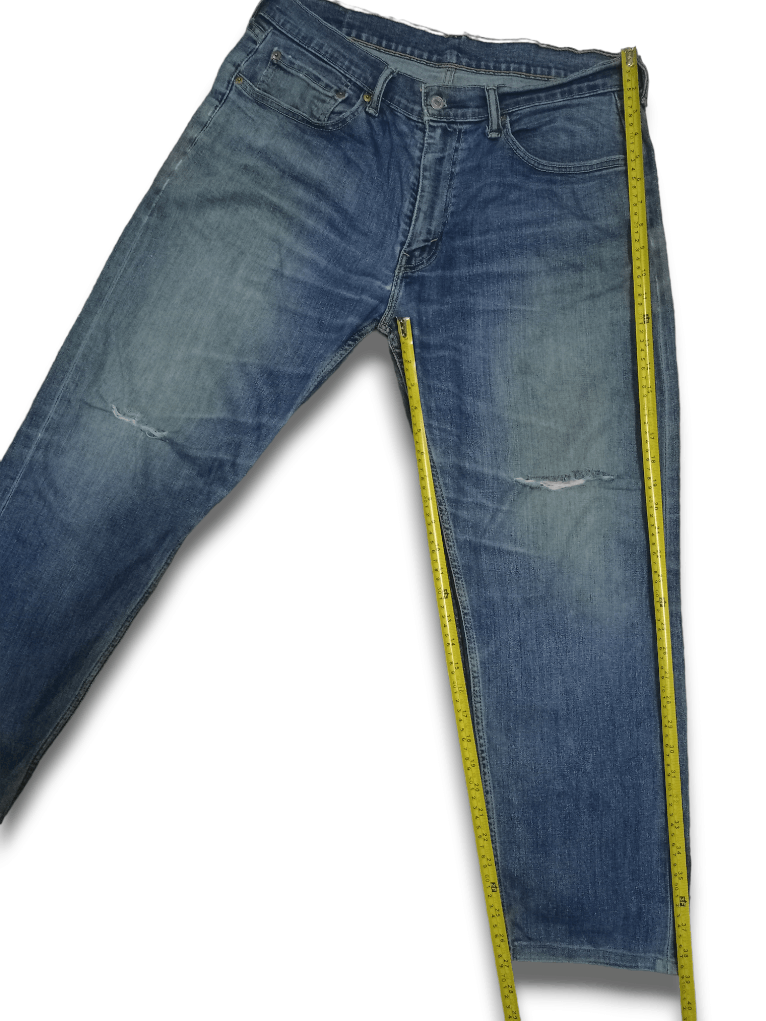 Levi's Vintage Levis Baggy Blue Wash Distressed Style Jeans 34x27 Size US 34 / EU 50 - 11 Thumbnail