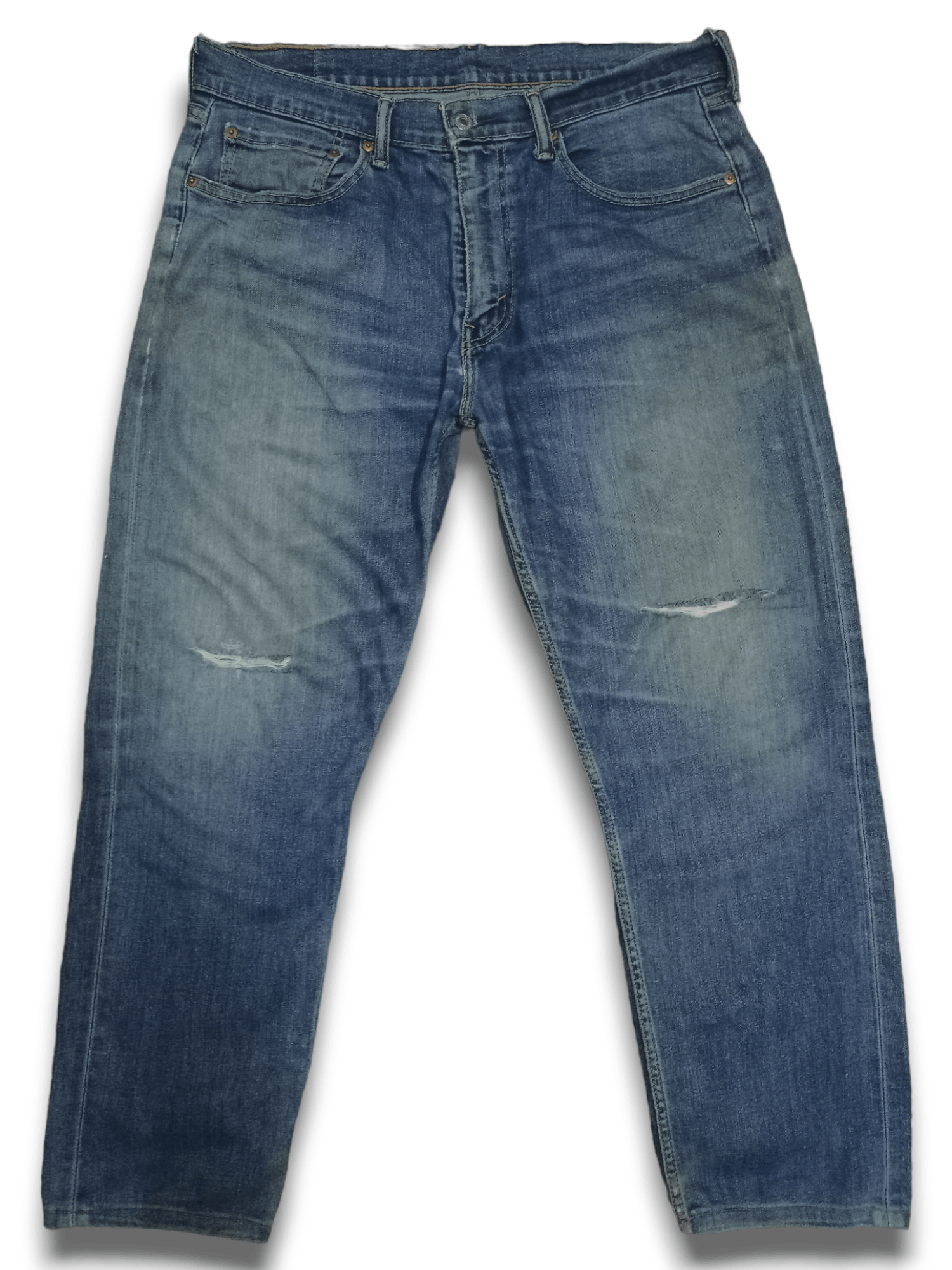 Levi's Vintage Levis Baggy Blue Wash Distressed Style Jeans 34x27 Size US 34 / EU 50 - 1 Thumbnail