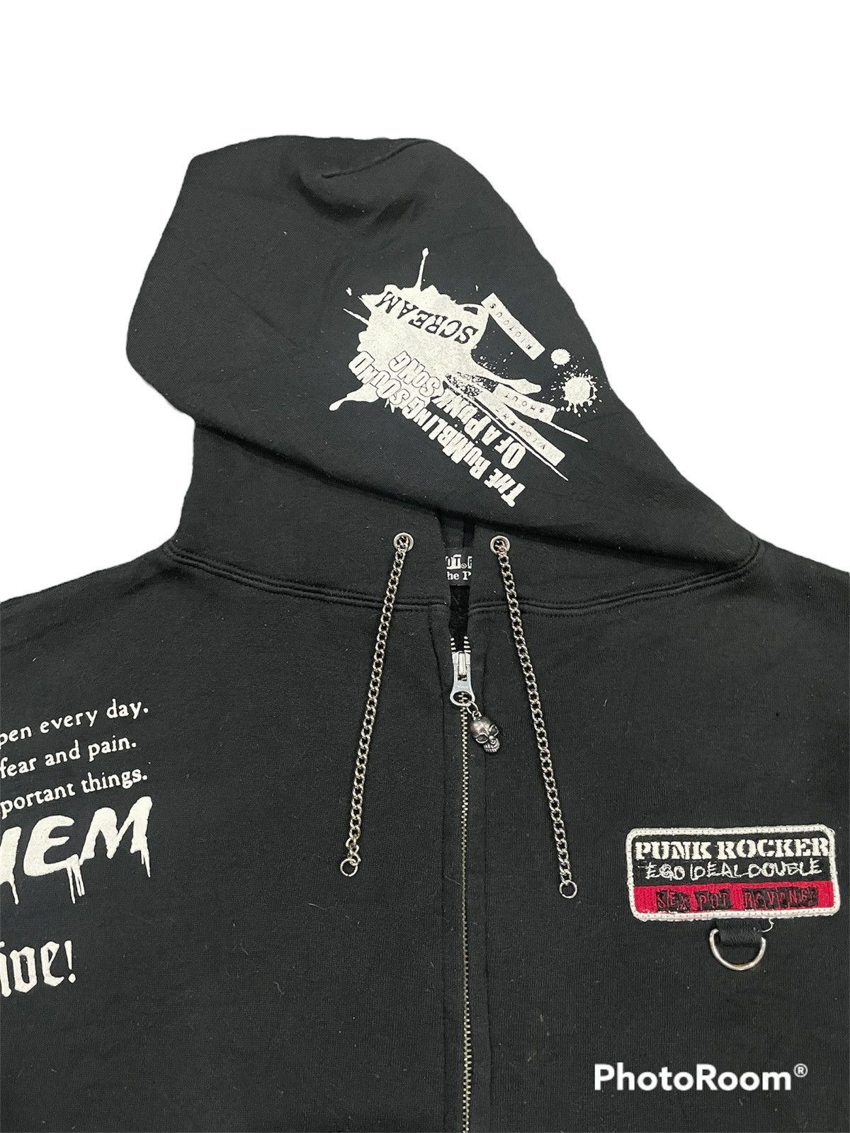 Seditionaries × Vintage Japanese PUNK FASHION Sex Pot & Revenge Patcher Hoodie Size US M / EU 48-50 / 2 - 4 Thumbnail