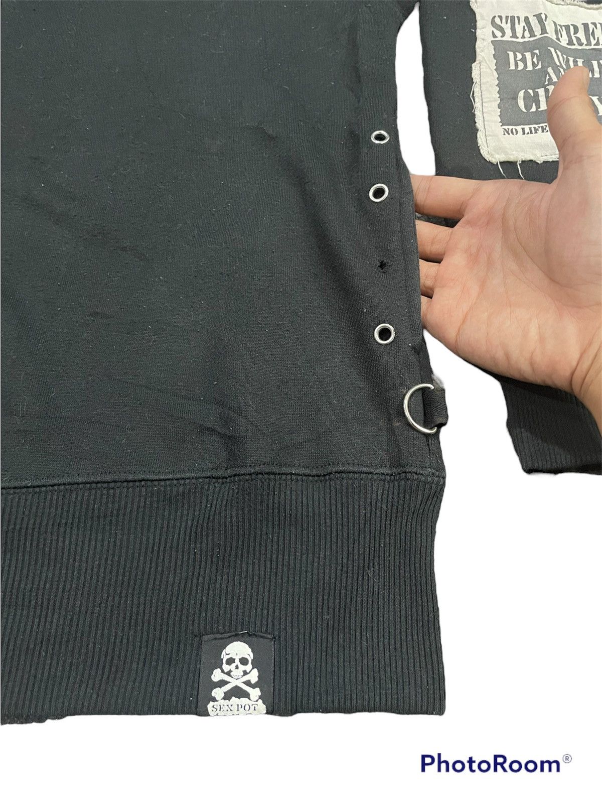 Seditionaries × Vintage Japanese PUNK FASHION Sex Pot & Revenge Patcher Hoodie Size US M / EU 48-50 / 2 - 9 Thumbnail