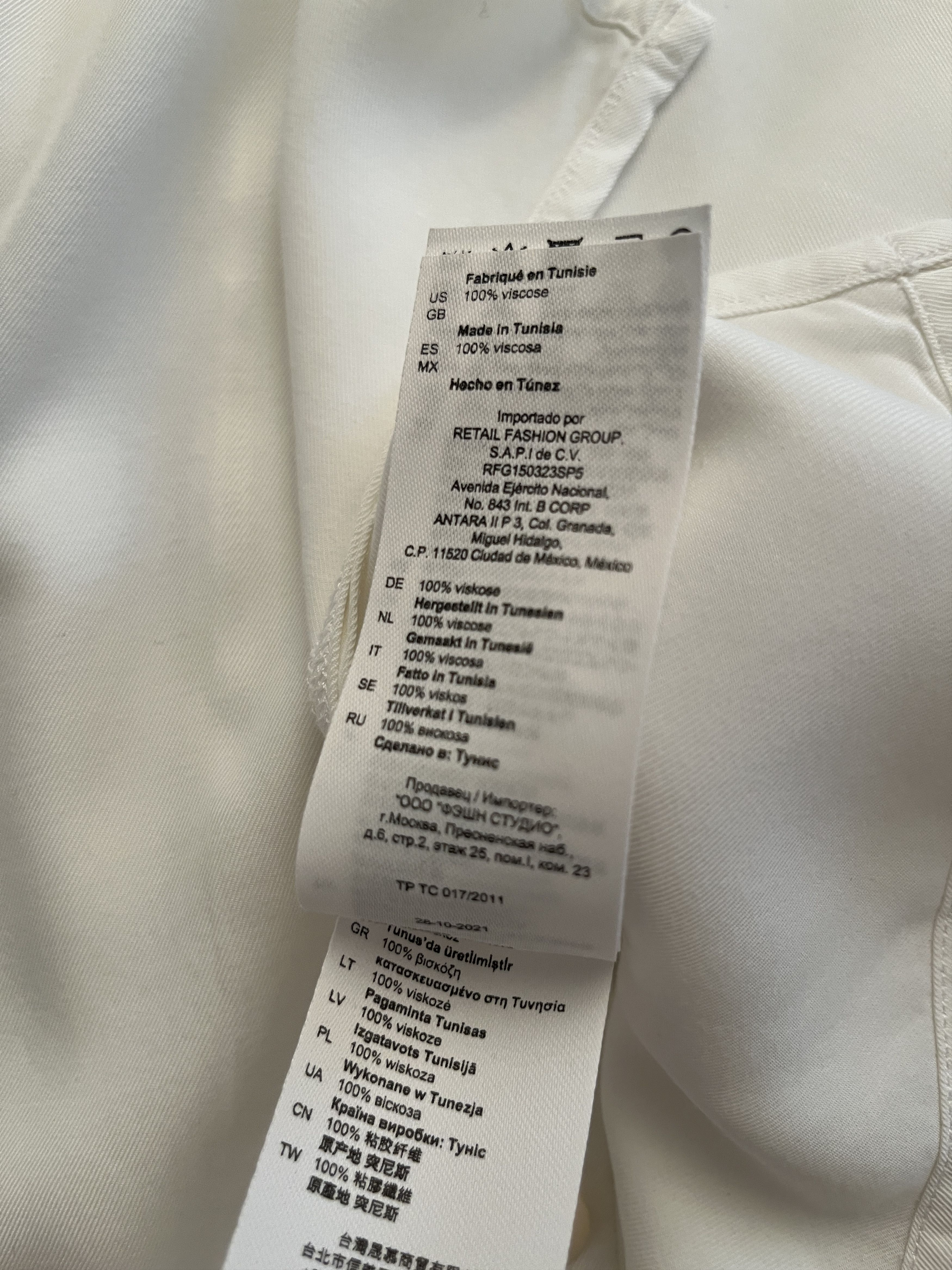 Sandro Sandro Floaty Viscose Shirt Cuban Camp Collar White Size US S / EU 44-46 / 1 - 13 Thumbnail