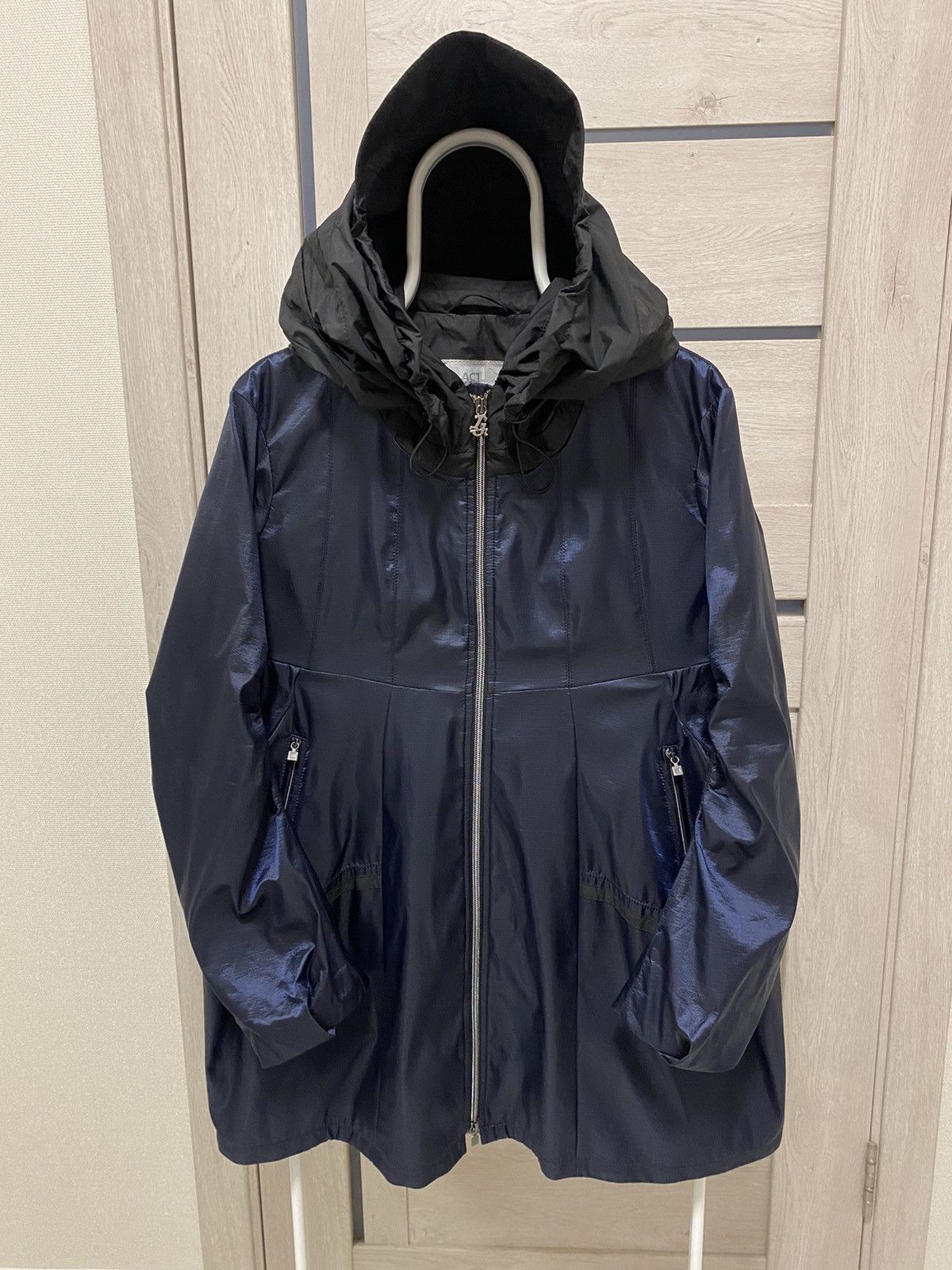 Marithe + Francois Girbaud × Vintage Marithe François Girbaud Shimmer Women’s Deep Hood Jacket Size ONE SIZE - 3 Thumbnail