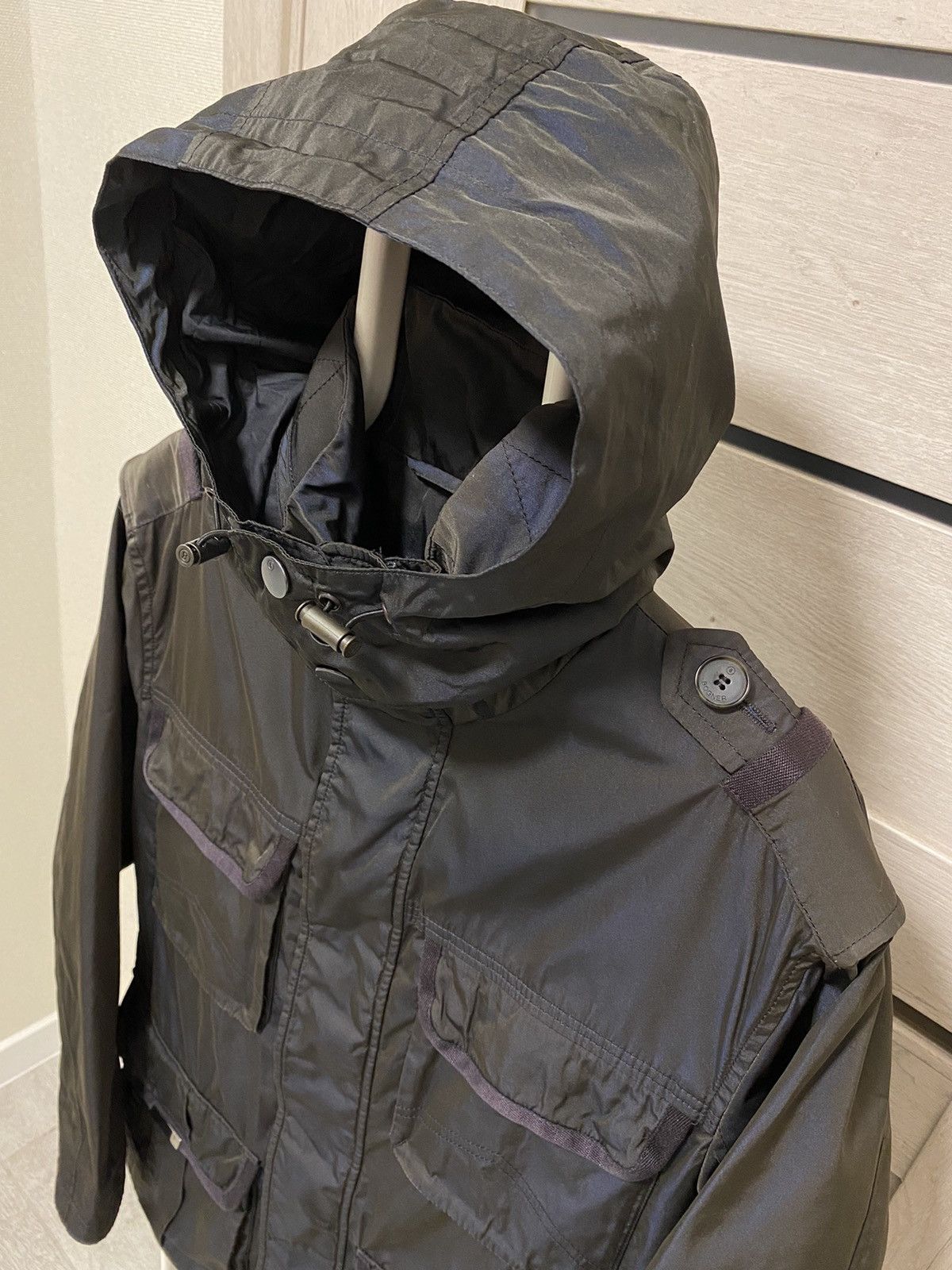 Bogner Bogner Dark Navy Shimmer Multipocket Men’s Hooded Jacket Size US M / EU 48-50 / 2 - 7 Thumbnail