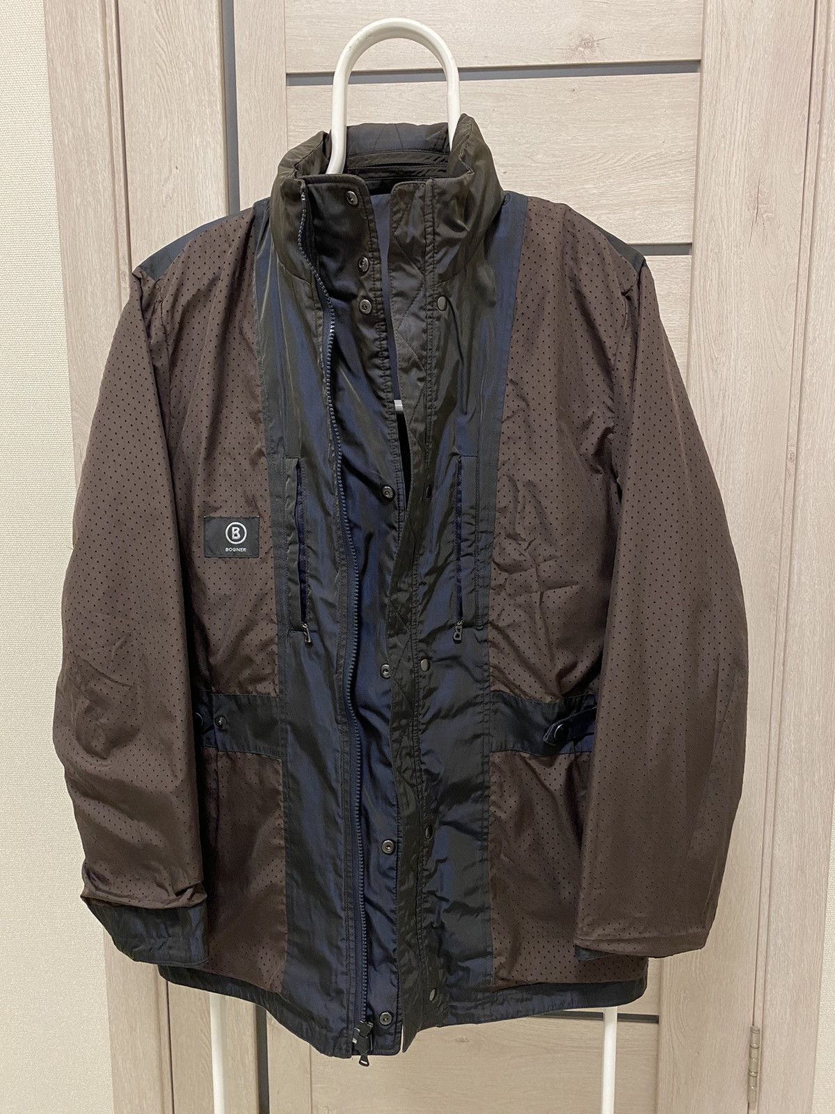 Bogner Bogner Dark Navy Shimmer Multipocket Men’s Hooded Jacket Size US M / EU 48-50 / 2 - 15 Thumbnail