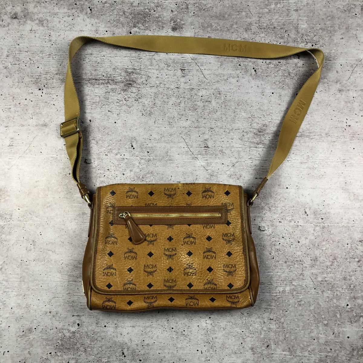 MCM leather vintage bag