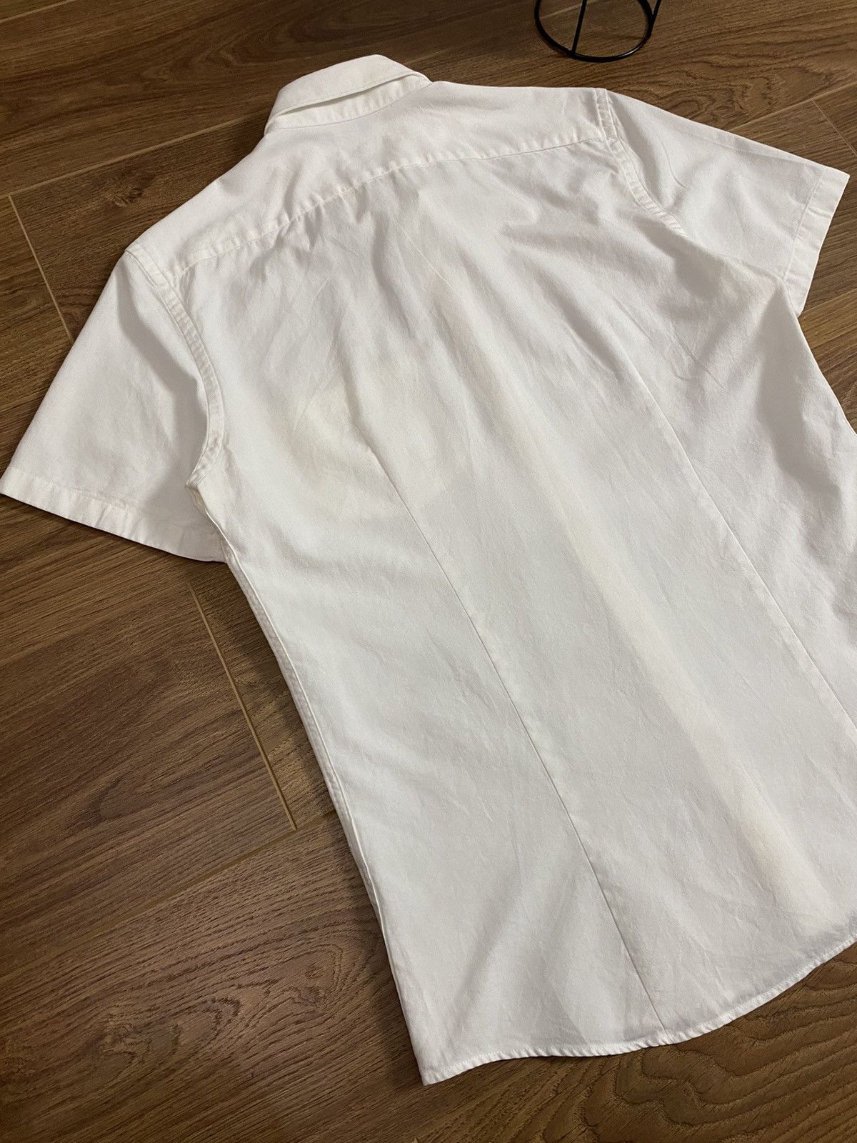 Reiss Reiss White Slim Fit Short Sleeve Shirt Size US M / EU 48-50 / 2 - 9 Thumbnail