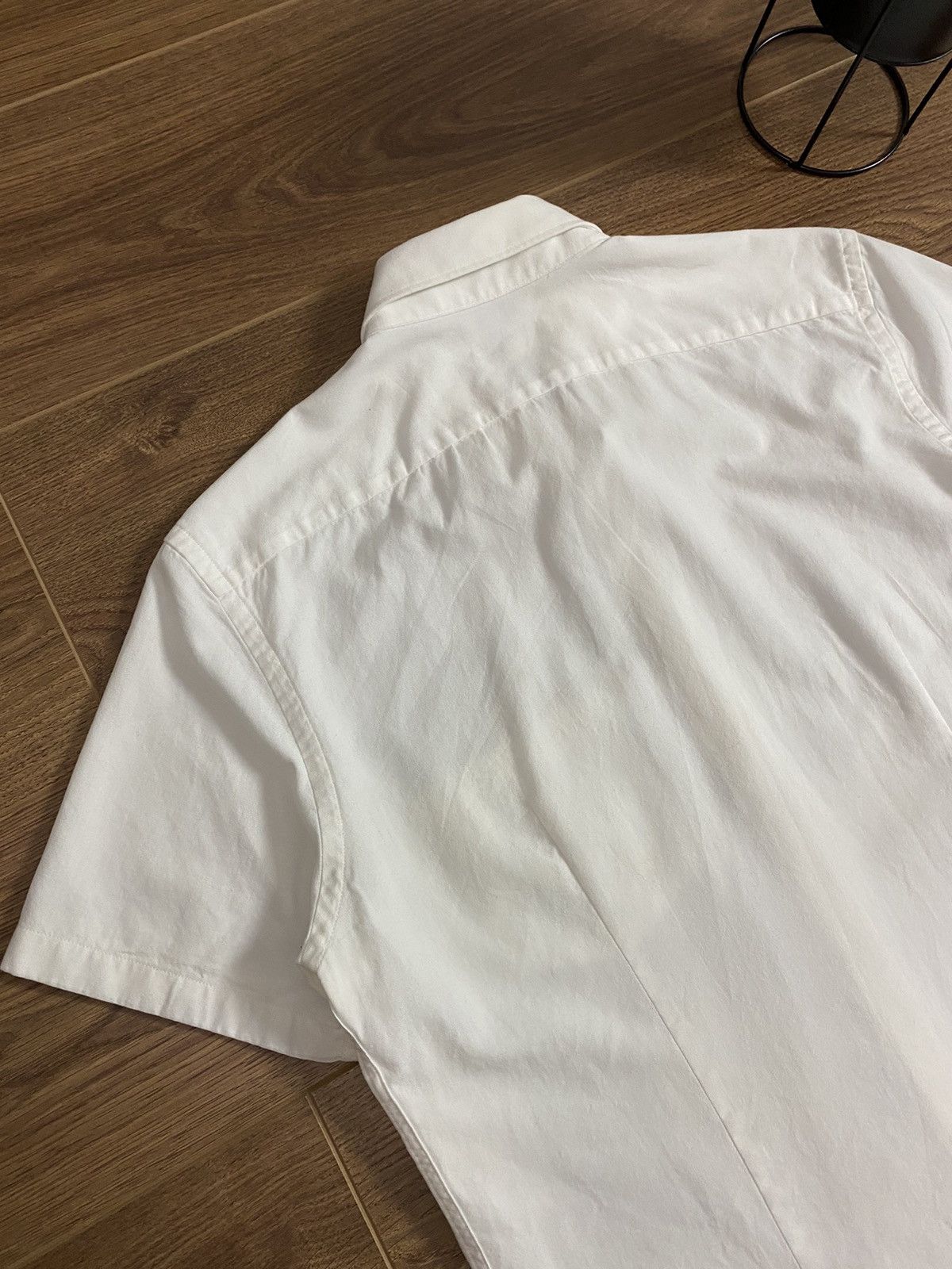 Reiss Reiss White Slim Fit Short Sleeve Shirt Size US M / EU 48-50 / 2 - 10 Thumbnail