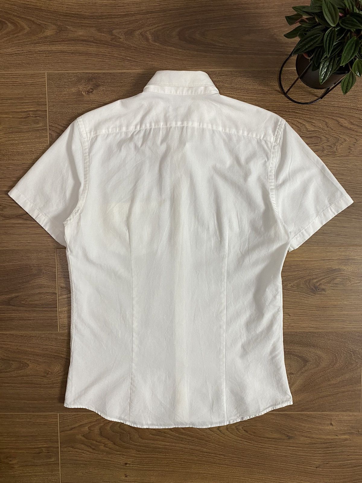 Reiss Reiss White Slim Fit Short Sleeve Shirt Size US M / EU 48-50 / 2 - 8 Thumbnail