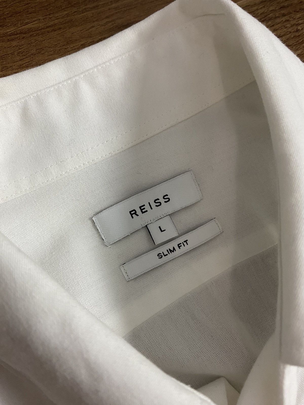 Reiss Reiss White Slim Fit Short Sleeve Shirt Size US M / EU 48-50 / 2 - 6 Thumbnail