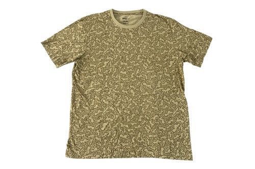 image of Hype Sprzny Keith Haring Moma Edition Crawling Baby Ovp Tee in Brown, Men's (Size Medium)