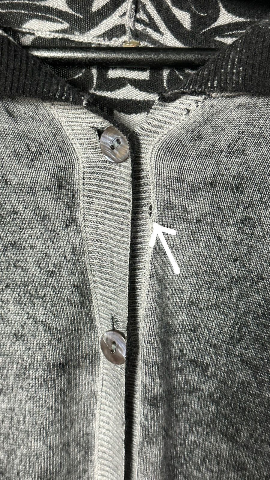 Japanese Brand × Vintage Cop Copine Aztec Tattoo Print Washed Grey Long Cardigan Size M / US 6-8 / IT 42-44 - 9 Thumbnail