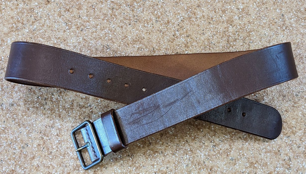 Military Vintage Swiss Military Leather Belt Grailed