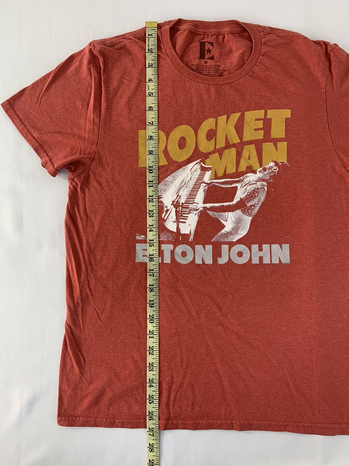 Band Tees Elton John Rocket Man British Singer Pianist Printed Tee Size US M / EU 48-50 / 2 - 7 Thumbnail