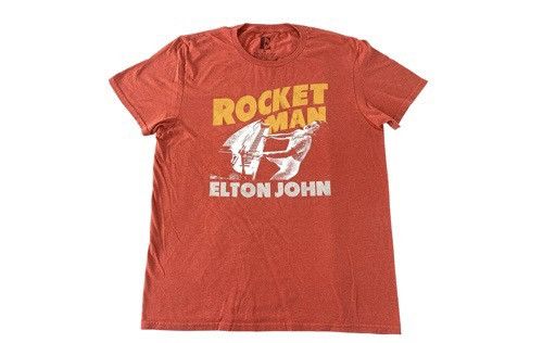 Band Tees Elton John Rocket Man British Singer Pianist Printed Tee Size US M / EU 48-50 / 2 - 1 Thumbnail