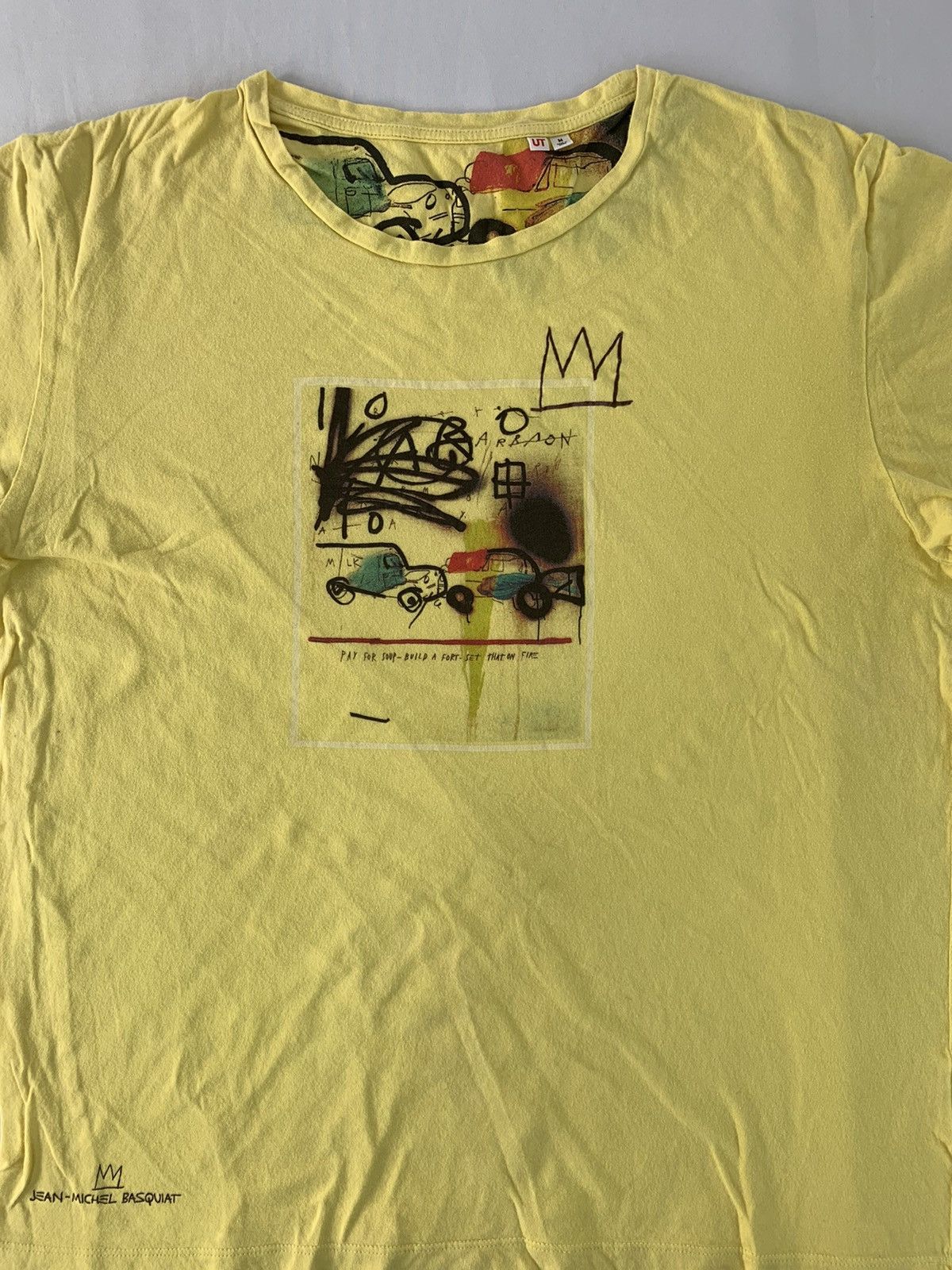Jean-Michel Basquiat Hype Jean-Michel Basquiat Pay For Soup Pop Art Printed Tee Size M / US 6-8 / IT 42-44 - 3 Thumbnail