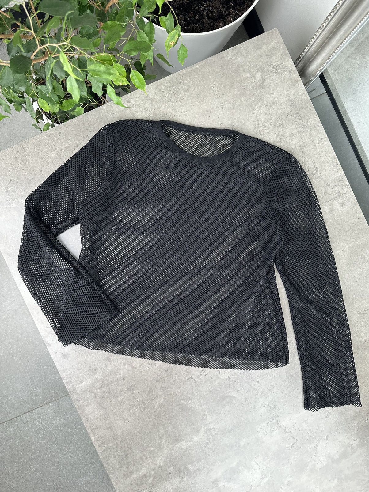 Japanese Brand Vintage Mesh Long Sleeve Y2K Size M / US 6-8 / IT 42-44 - 1 Thumbnail