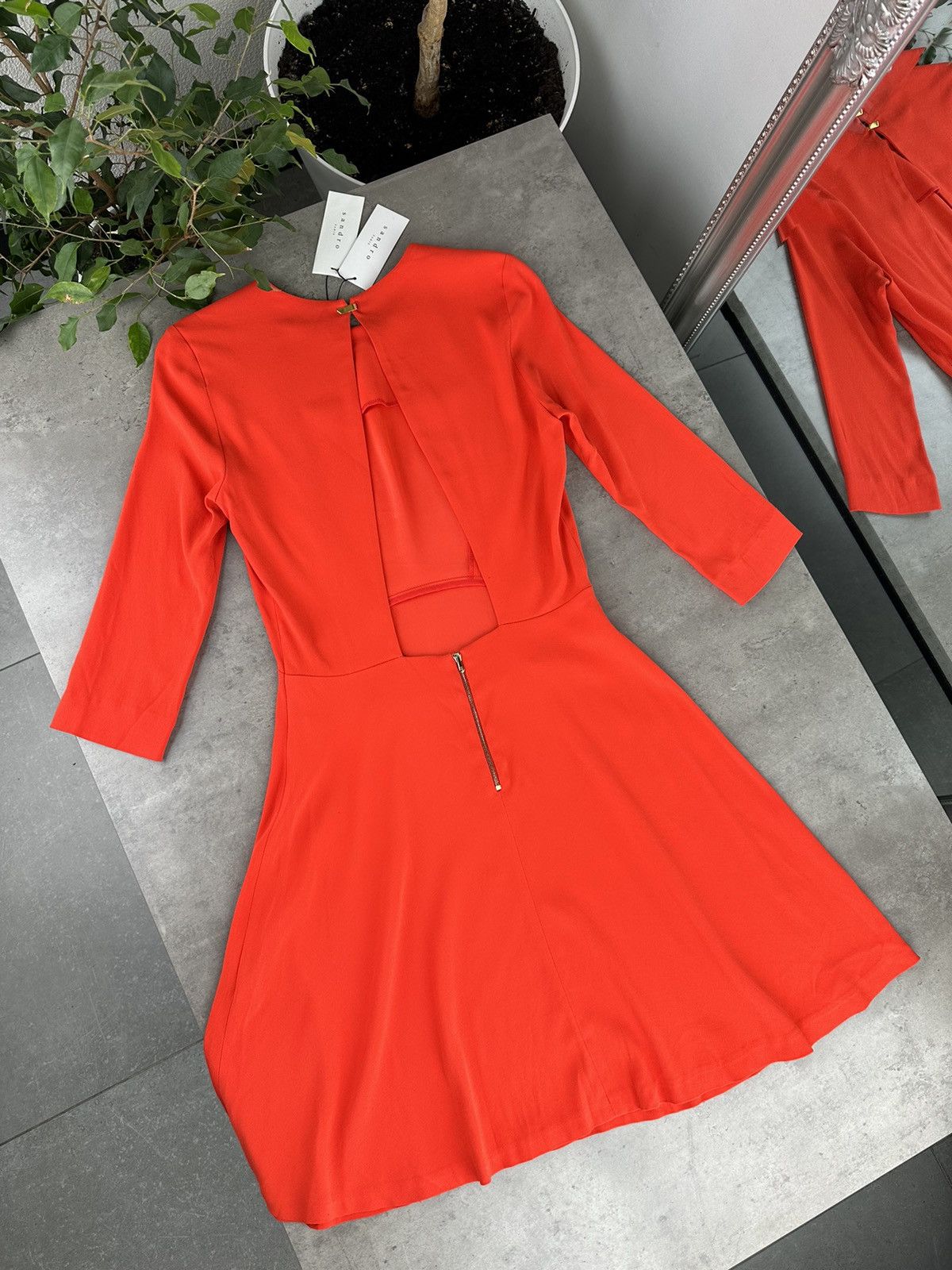 Sandro Sandro Mini Dress Size XS / US 0-2 / IT 36-38 - 9 Thumbnail