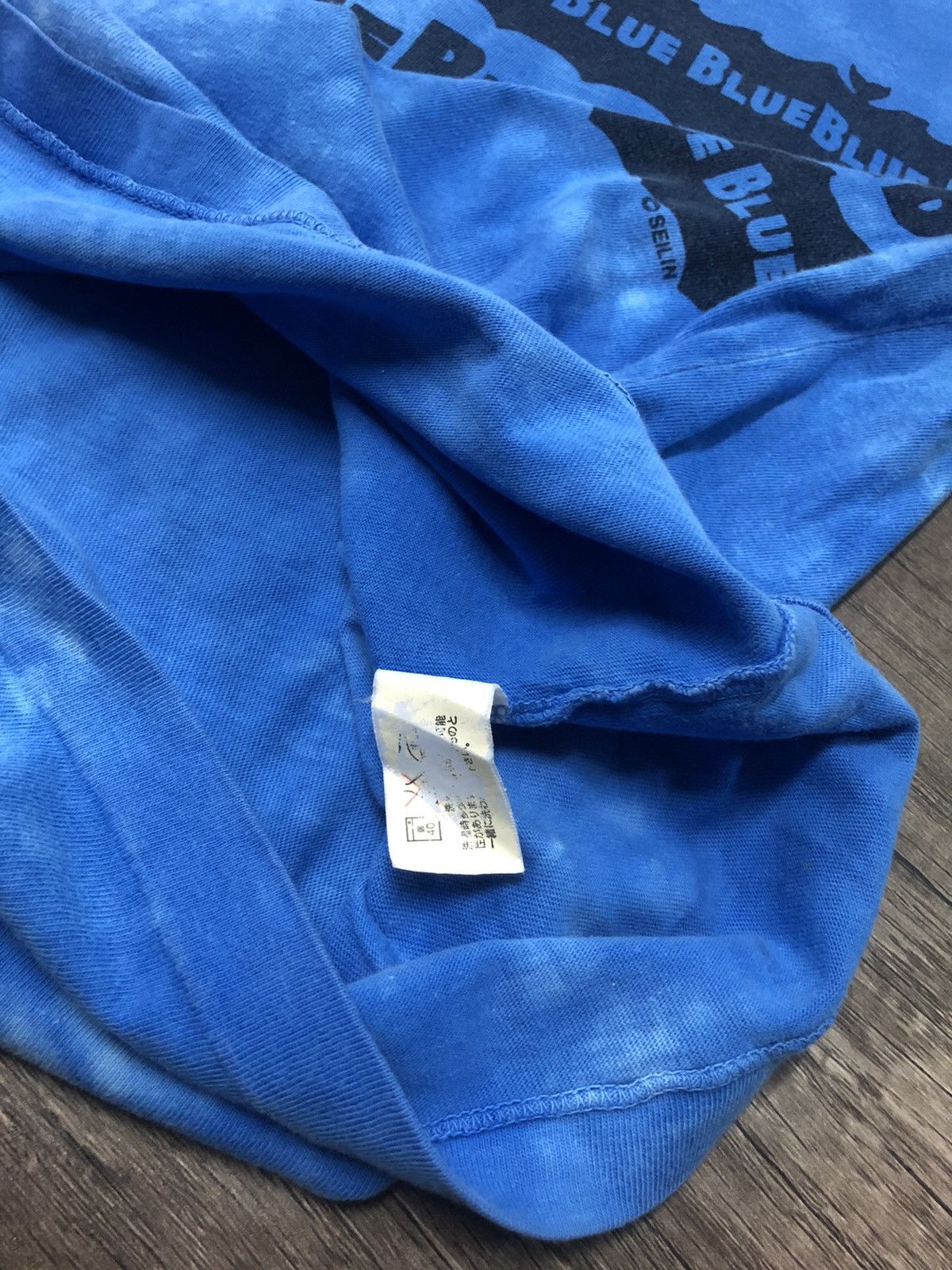 Blue Blue Japan × Japanese Brand × Vintage Vintage Blue Blue Tye Dye Tee Shirt Size US S / EU 44-46 / 1 - 12 Thumbnail