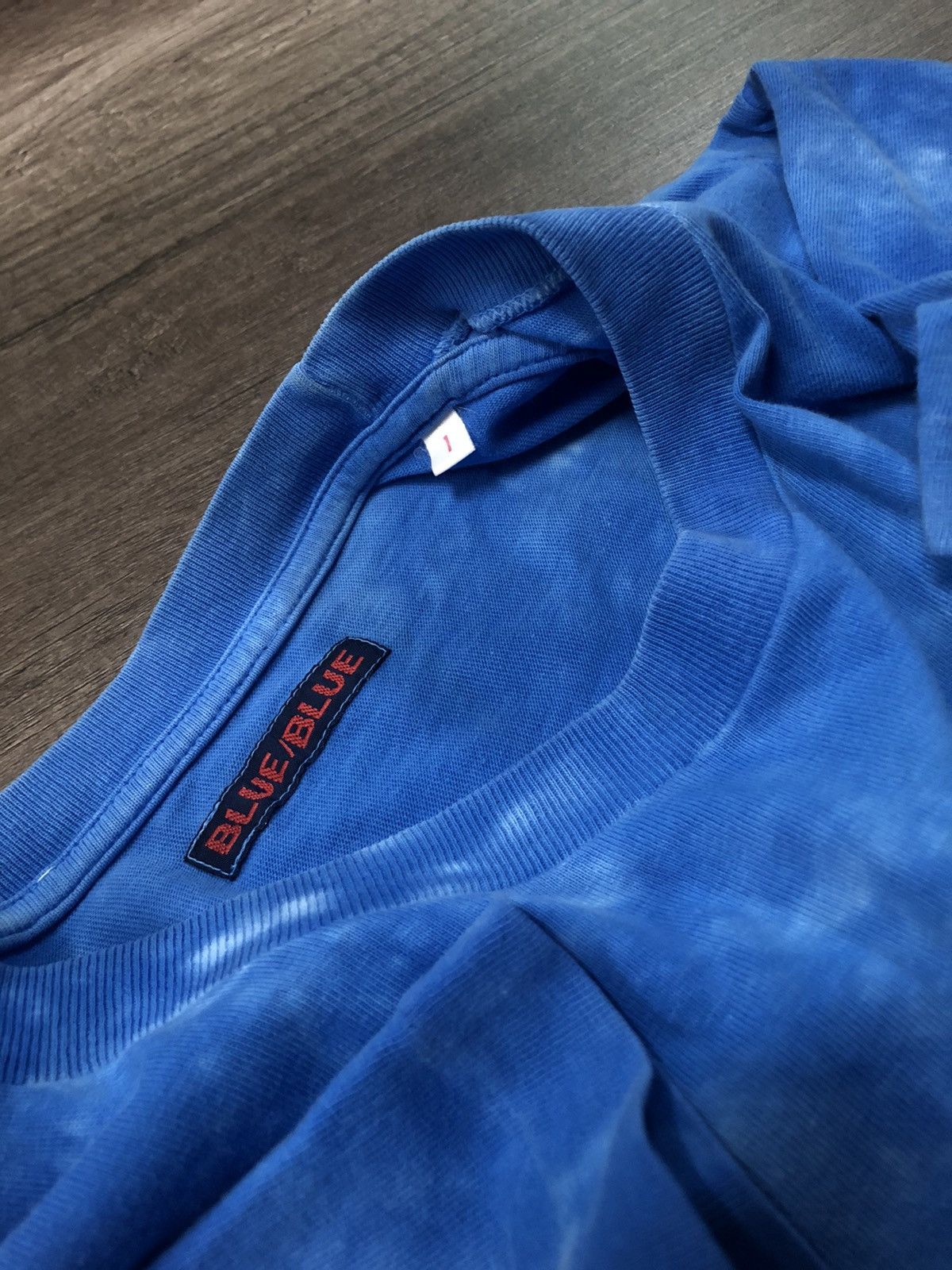 Blue Blue Japan × Japanese Brand × Vintage Vintage Blue Blue Tye Dye Tee Shirt Size US S / EU 44-46 / 1 - 9 Thumbnail