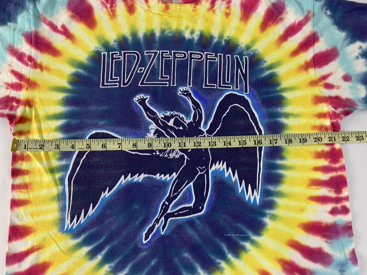 Band Tees Rare 90s Led Zeppelin Icarus Multicolour Tye Dye Ovp Tee Size US L / EU 52-54 / 3 - 7 Thumbnail